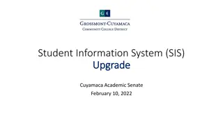 Improving Student Information System at Cuyamaca College