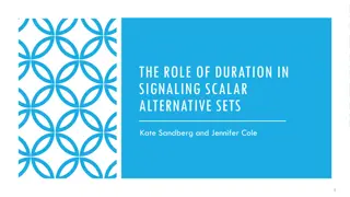 Emphasis and Duration in Signaling Scalar Alternatives