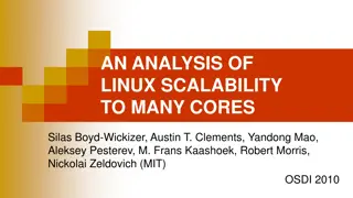Analysis of Linux Scalability to Many Cores