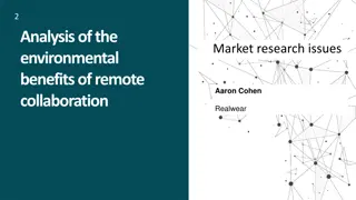 Uncovering Environmental Benefits of Remote Collaboration in Market Research
