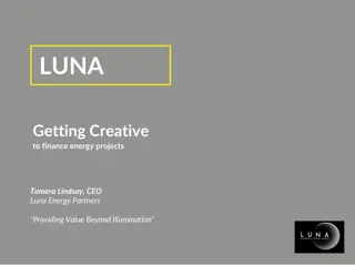 Innovative Financing Strategies for Energy Projects and Sustainability