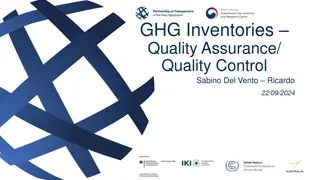 Significance of Quality Assurance and Quality Control in GHG Inventories
