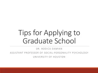 Strategic Tips for Successful Graduate School Applications