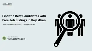Find the Best Candidates with Free Job Listings in Rajasthan