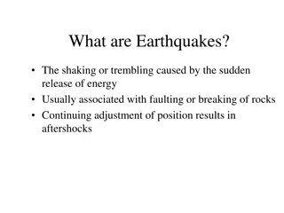 Earthquakes and Their Impacts