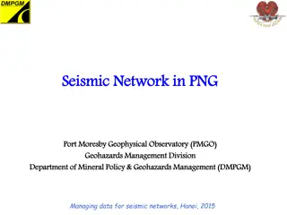 Advanced Seismic Network Management in Papua New Guinea