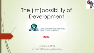 Development Paradigms and Colonization Effects