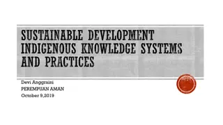 Sustainable Development and Indigenous Knowledge Systems