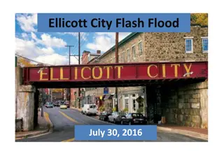 Ellicott City Flash Flood of July 30, 2016: Impacts and Analysis
