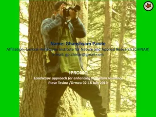 Enhancing Mountain Resilience through Landscape Approach with Ghanshyam Pande