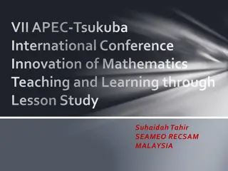 Innovation of Mathematics Teaching and Learning: SEAMEO RECSAM Conference Highlights