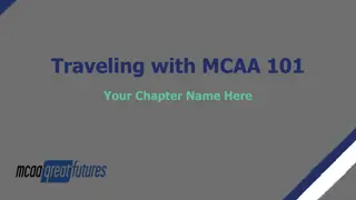 Key Guidelines for MCAA Events and Conferences