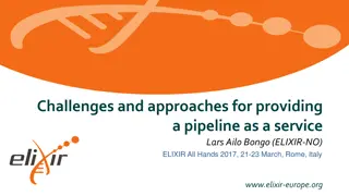 Challenges and Approaches for Providing a Pipeline as a Service