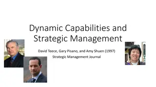 Dynamic Capabilities and Strategic Management Insights