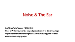 Noise-Induced Hearing Loss and its Impact on the Ear