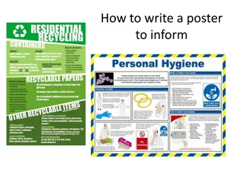 Informing Your Audience: Effective Poster Writing Tips