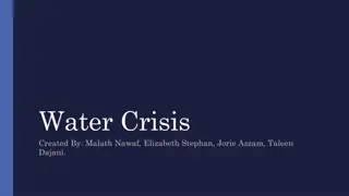 Addressing Jordan's Water Crisis: Causes, Consequences, and Solutions