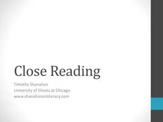 Close Reading: History, Misconceptions, and Importance