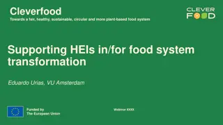 Transforming Food Systems: Cleverfood Initiative & Education Strategies