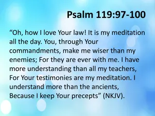 Biblical Meditation in God's Word: A Deep Dive