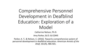 Roles of Teacher of the Deafblind in Educational Development