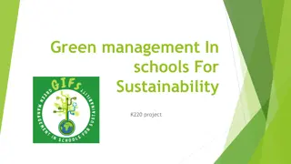 Green Management in Schools for Sustainability Project