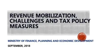 Uganda's Tax Policy and Revenue Mobilization Challenges