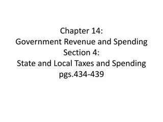 Government Revenue and State Spending: Overview of State Taxation