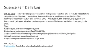 Hydroponics Research Journey: Understanding Soil-less Plant Growth