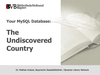 Uncover the Mysteries of Your MySQL Database with Dr. Mathias Kratzer