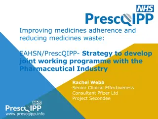 Improving Medicines Adherence and Reducing Waste: EAHSN/PrescQIPP Strategy with Pharmaceutical Industry