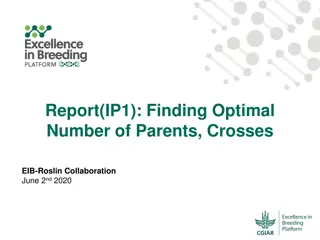 Optimal Number of Parents for Genetic Gain in EIB-Roslin Collaboration