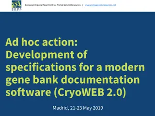 European Regional Focal Point for Animal Genetic Resources and Gene Bank Development