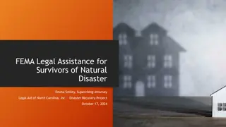 FEMA Legal Assistance for Natural Disaster Survivors