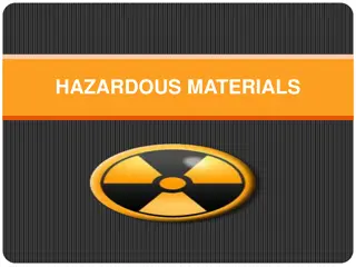 Hazardous Materials and Waste Management
