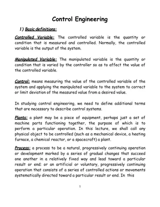 Control Engineering Fundamentals
