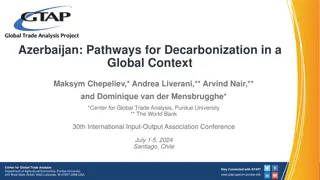 Decarbonization Pathways for Azerbaijan in a Global Context
