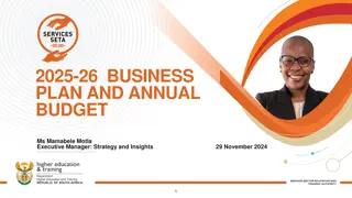 Sector Overview and Hard-to-Fill Vacancies in Services Sector 2025/26 Business Plan