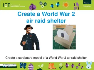 Construct Your Own World War 2 Air Raid Shelter Model