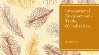 Globalization, Trade, and Comparative Advantage