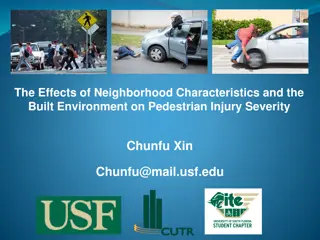 Neighborhood Characteristics & Pedestrian Injury Severity: Analysis & Findings