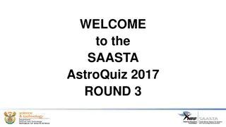 SAASTA AstroQuiz 2017 Round 3 - Planetary Knowledge Challenge