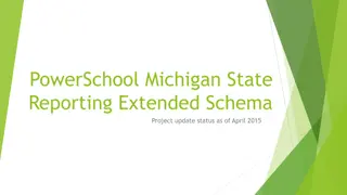 Michigan State Reporting Extended Schema Project