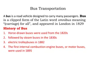 Evolution of Bus Transportation and Different Bus Types