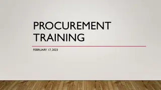 Effective Strategies for Procurement Training and IT-Assisted Purchasing Processes