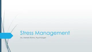 Managing Stress for a Healthier Life