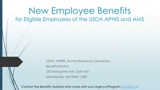 Employee Benefits at USDA: Eligibility, Coverage, and Enrollment Information