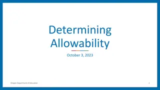 Cost Principles and Allowable Expenses in Grant Funding