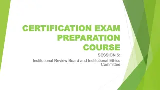 Institutional Review Boards (IRB) and Ethics Committees in Research