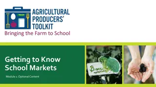 Exploring Child Nutrition Programs and Local Food Sources